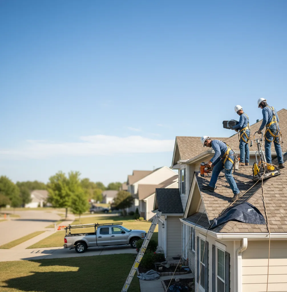 Roof Repair in Charles City